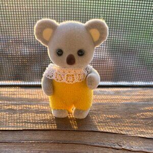 Calico Critters - Koala Baby with Yellow Outfit [Like New]